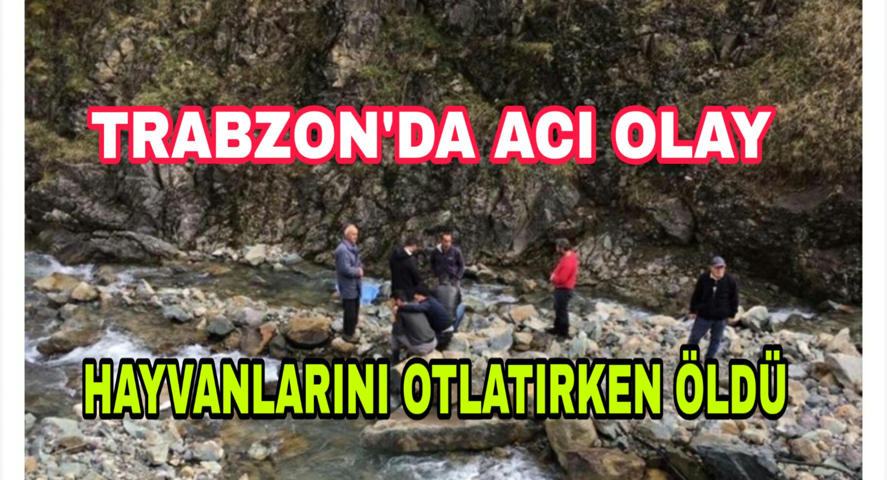 Trabzon’da acı Olay ineklerini otlatırken Hayatını Kaybetti.