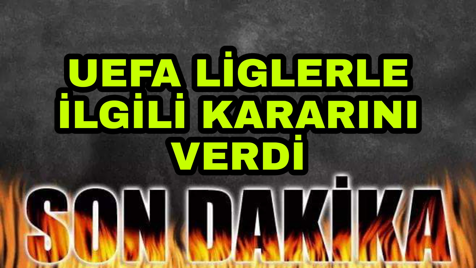 UEFA Liglerle ilgili Kararını verdi O Tarihte bitecek