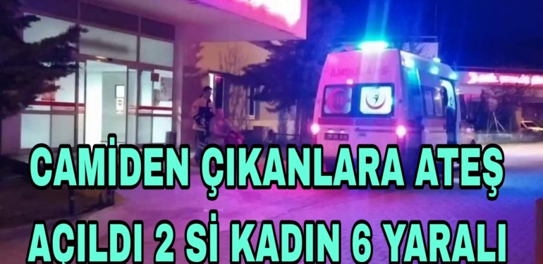 Camiden Çıkanlara Ateş Açıldı Yaralılar var