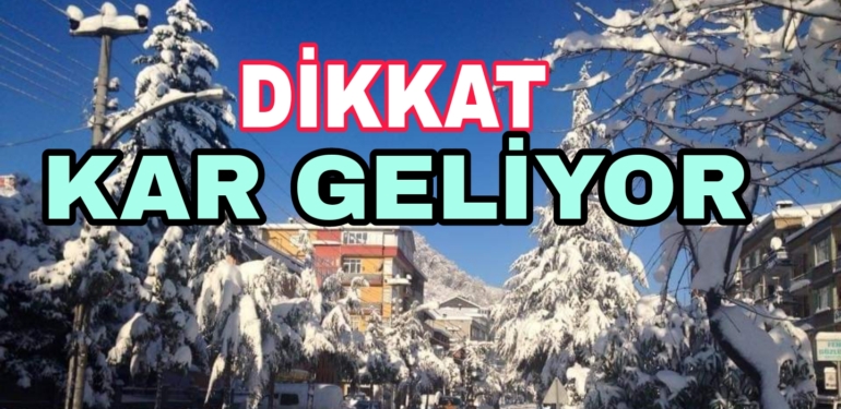 Meteoroloji Uyardı Kar Geliyor