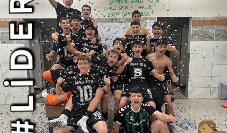 ARAKLISPOR ALT YAPIDA ÇİFTE LİDER!