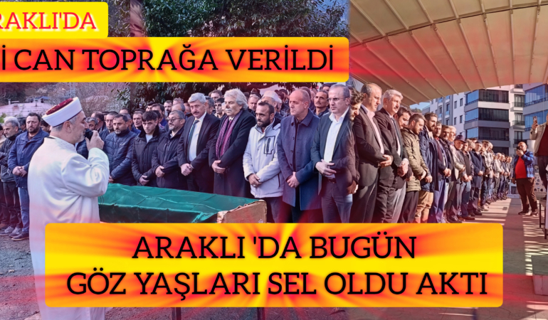 Araklı İki Evladını Cennete Ugurladı