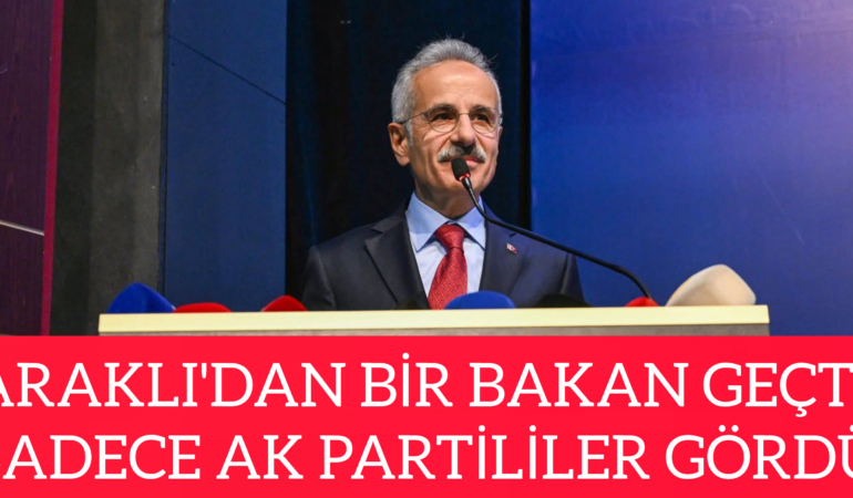 Bakan Oraloğlu’nun Araklı Ziyareti Saklandımı