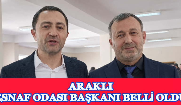 Araklı’da Seçimin Galibi belli oldu