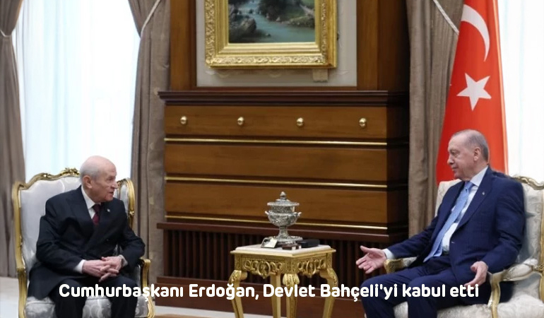 Cumhurbaşkanı Erdoğan, Devlet Bahçeli’yi kabul etti