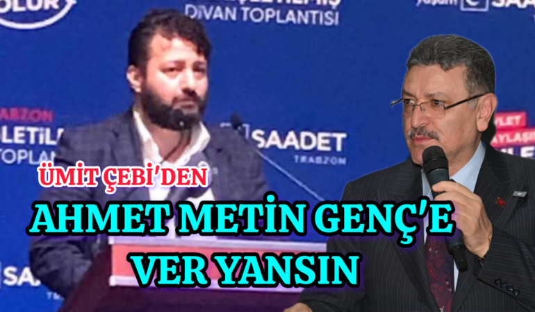 Ümit Çebi’den Sitem Dolu Sözler